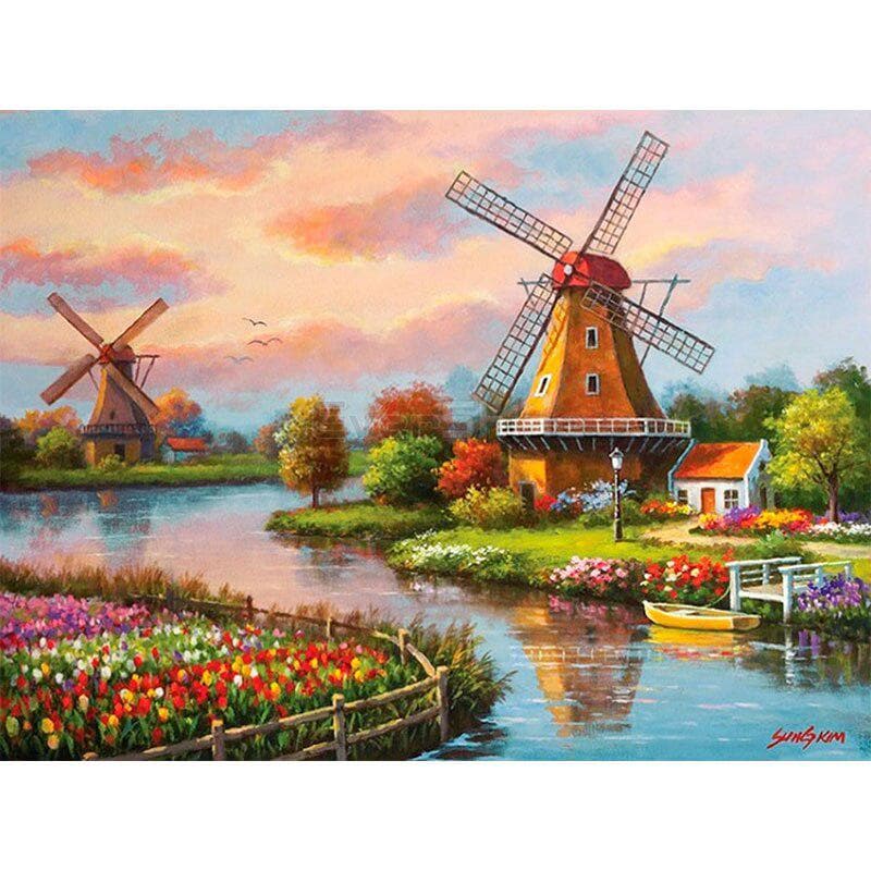 Diamond Embroidery Full Display Diamond Mosaic Diamond Painting Pictures of Rhinestones Cross Stitch 20X30CM