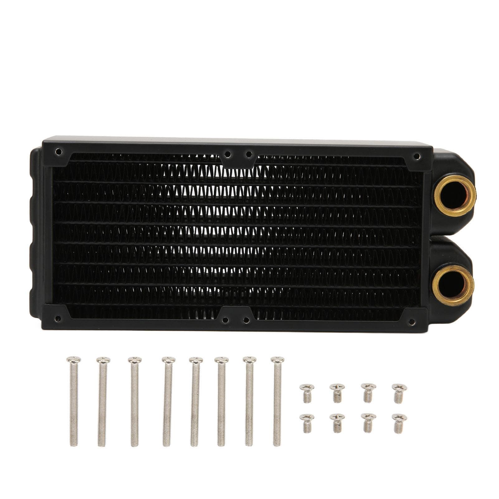 Copper Radiators Good Heat Dissipation Cooling Performance Low Noise 45mm 8 Pipes Double Layer