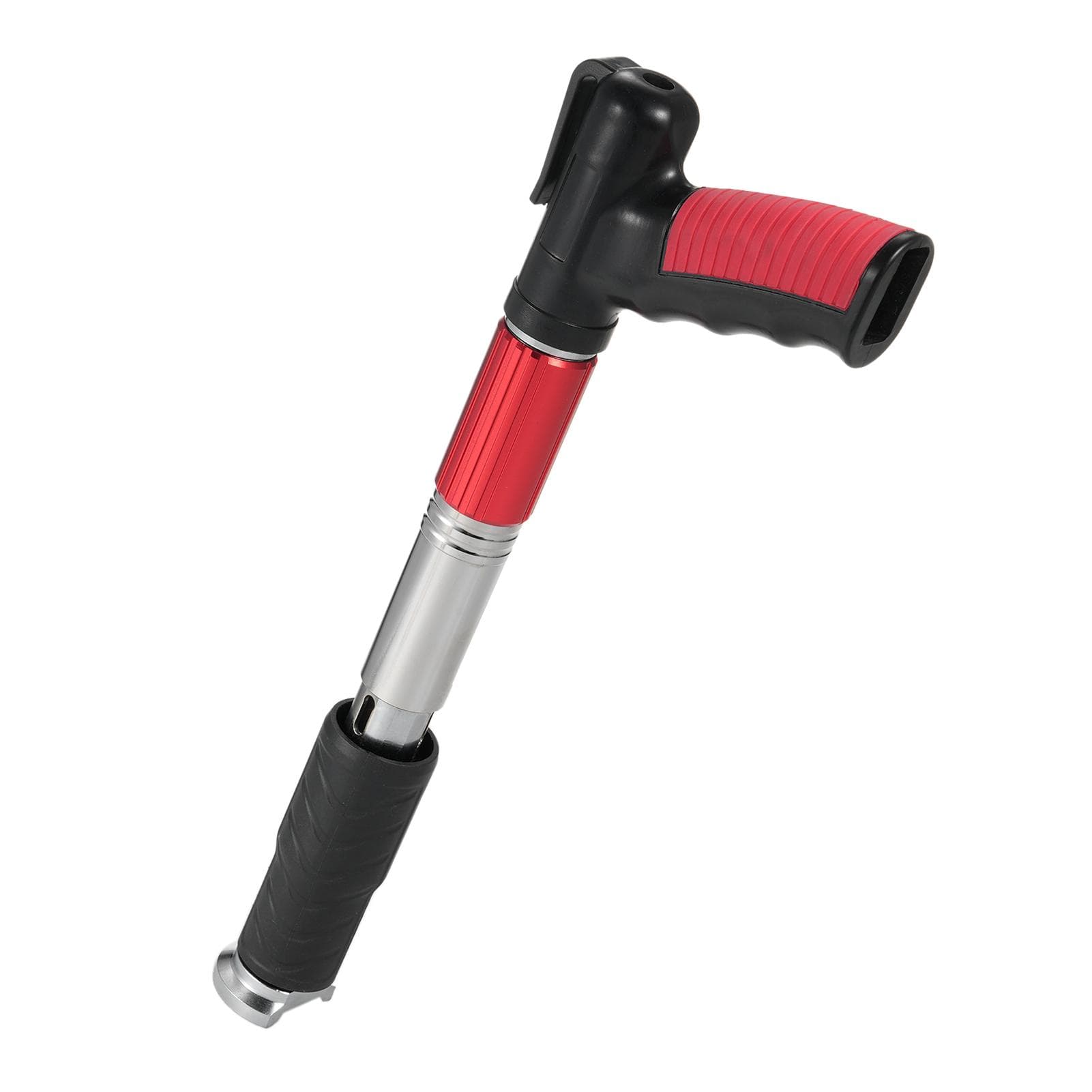 Manual Mini Steel Nail Gun 5 Gears Power Adjustable Wall Nail Guns for CeilingWire HiderFixture 5 Gear & Nail Fastening Tool Only red black