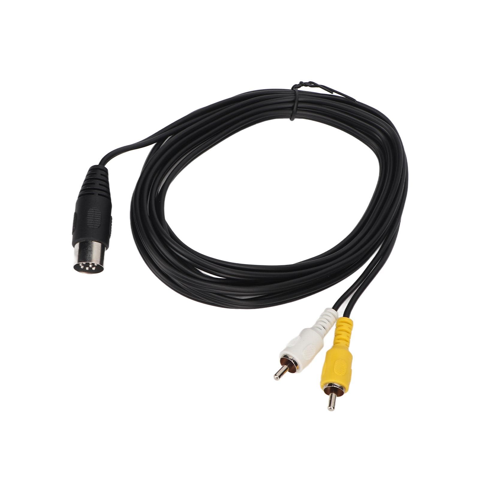 DIN 8Pin to 2RCA Cable Professional DIN 8Pin Male to 2RCA Male Converter Cable for Old Sound