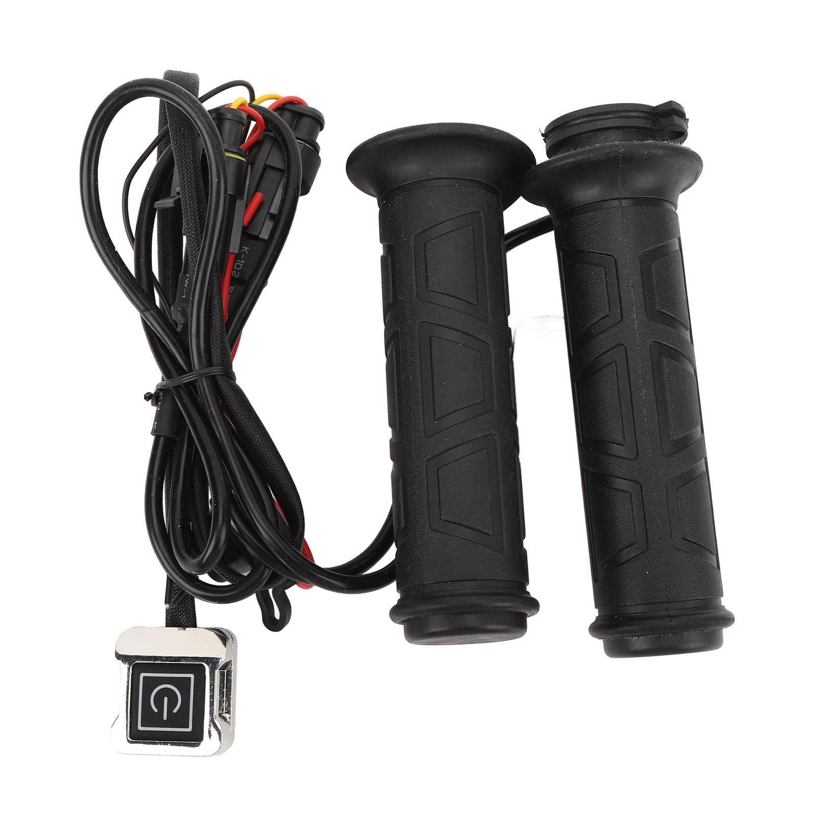 Motorcycle Heated Grips 12V Universal Fit 3 Gear Adjustable Temperature Motorcycle Warm Hand Grips