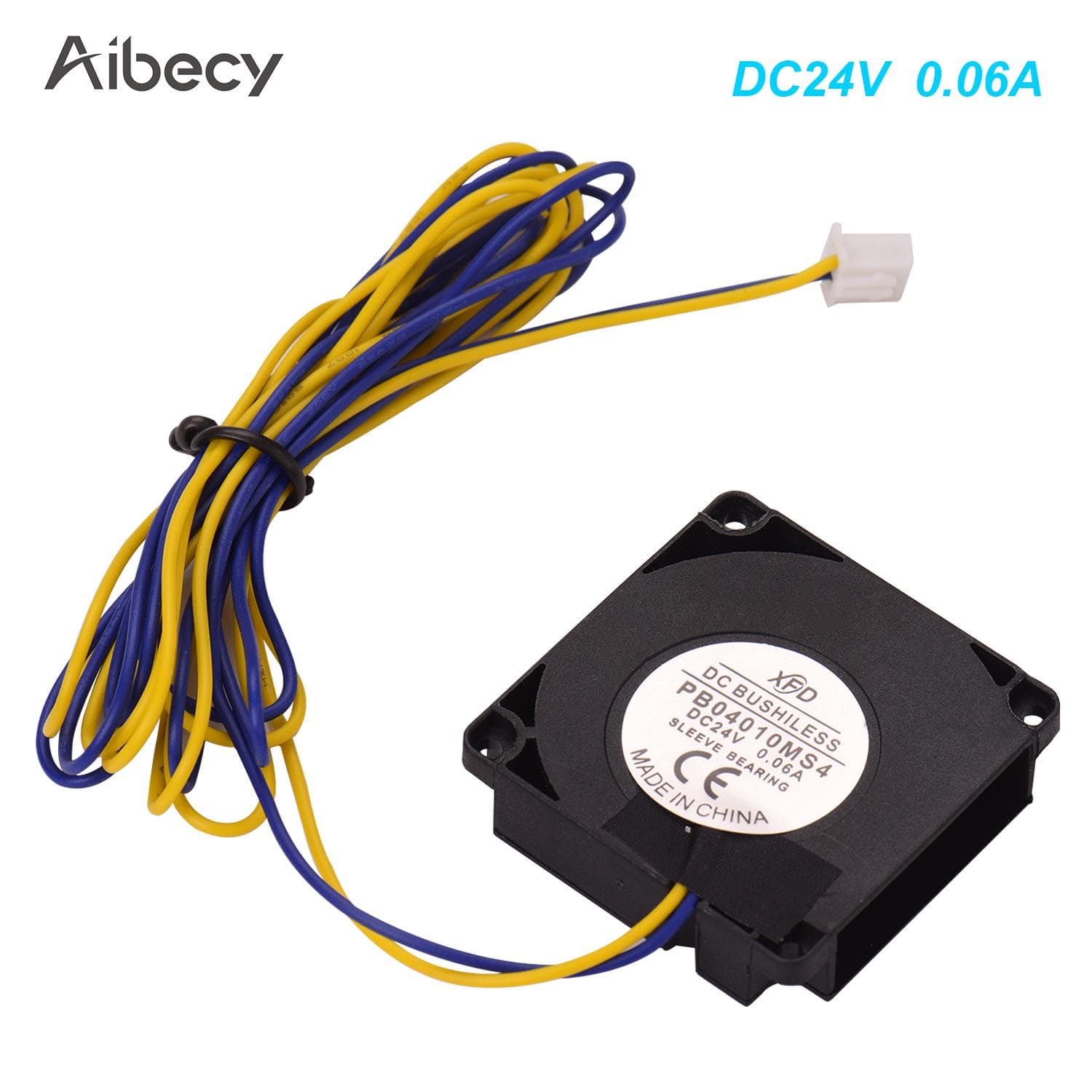 Aibecy 4010 ventilateur ventilateur 40 * 40 * 10 mm 12 V cc extrudeuse 24V black