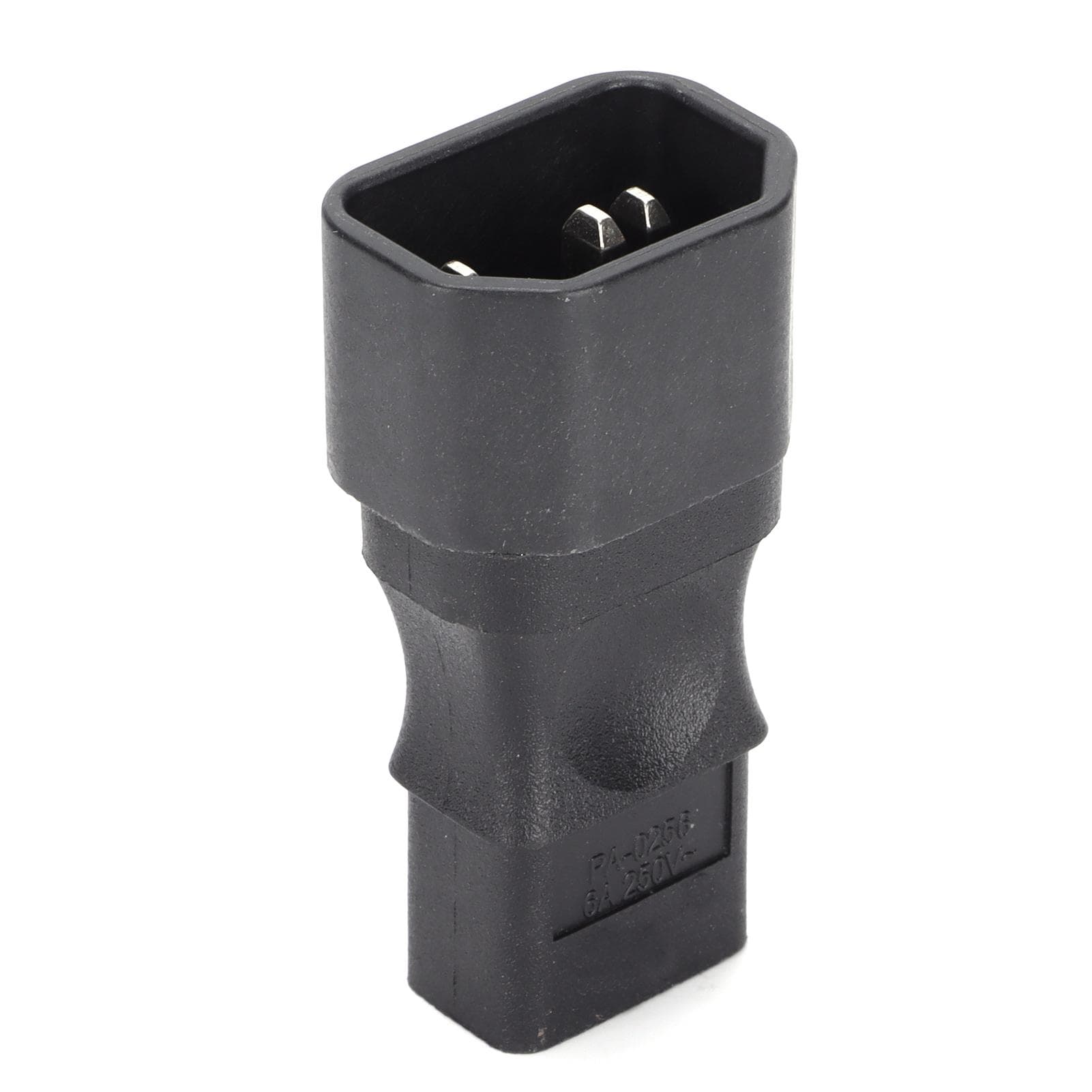 Power Adapter Male to IEC Female Durable Long Life Converter Plug for AC Output 6A 250V