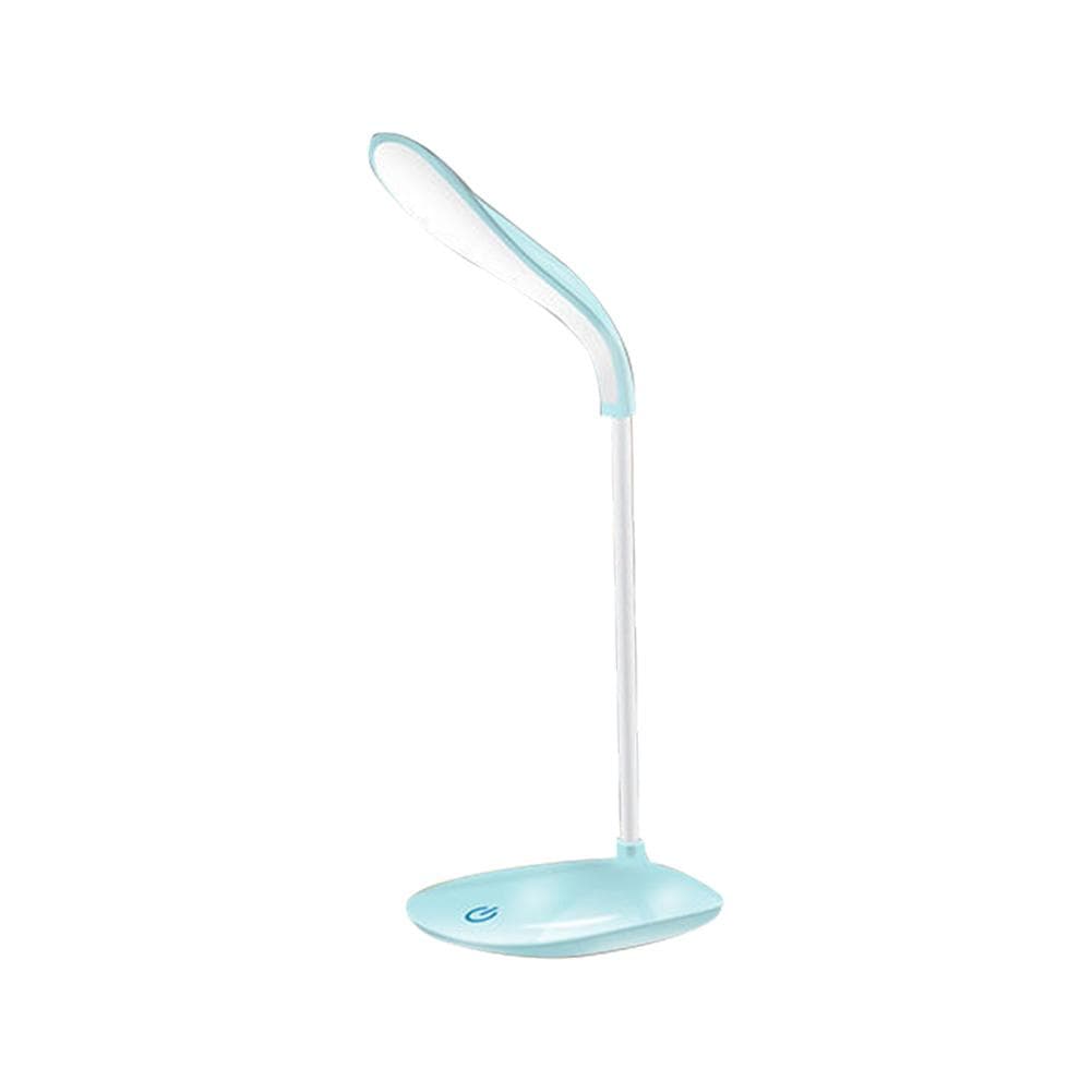 LED Desk USB Lamp Eye Protection Table Lamps Touch Adjustable Children Bedroom Bedside Foldable Dormitory Reading Night Lights blue