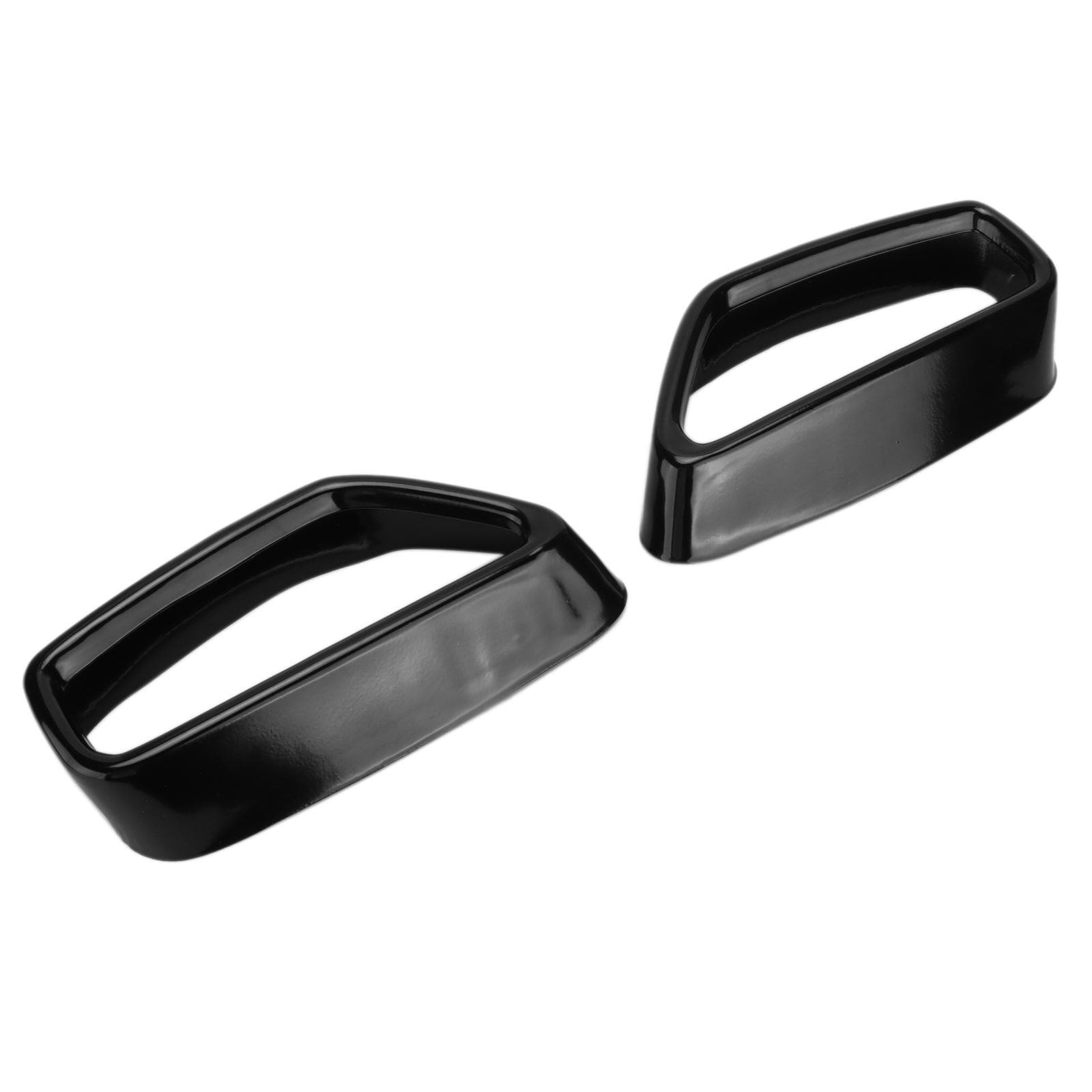 2pcs Exhaust Tail Pipe Tip Cover Gloss Black Replacement for 5 Series G30 G38 2018?2021