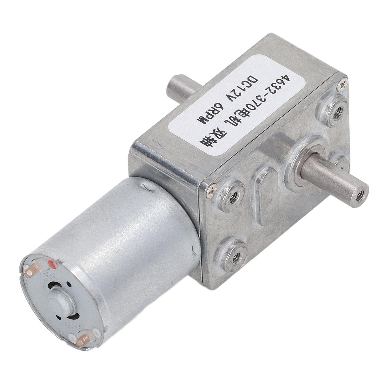 Turbo Worm Geared Motor 2 Shaft High Torsion Micro Gearbox DC12V Electrical Tools 10RPM