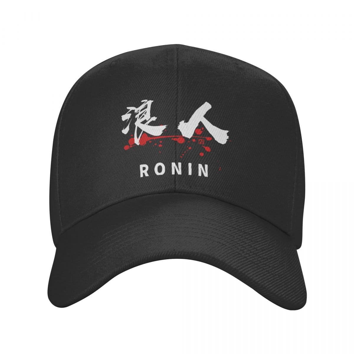 Punk Unisex Ronin Kanji Symbol Calligraphy Baseball Cap Adult Japanese Samurai Adjustable Dad Hat Outdoor Snapback Caps Adjustable Cap