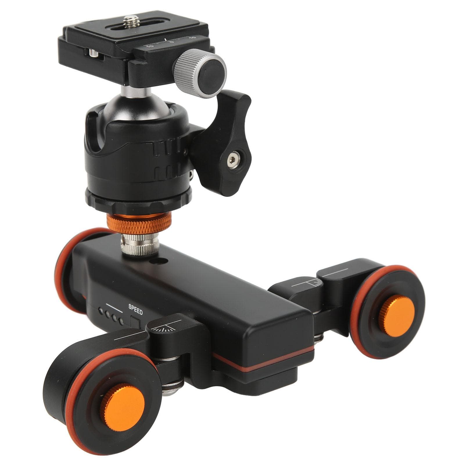 YELANGU L4X Electric Autodolly Track Slider with Ball Head Remote Rechargeable 3 Speed for Camera