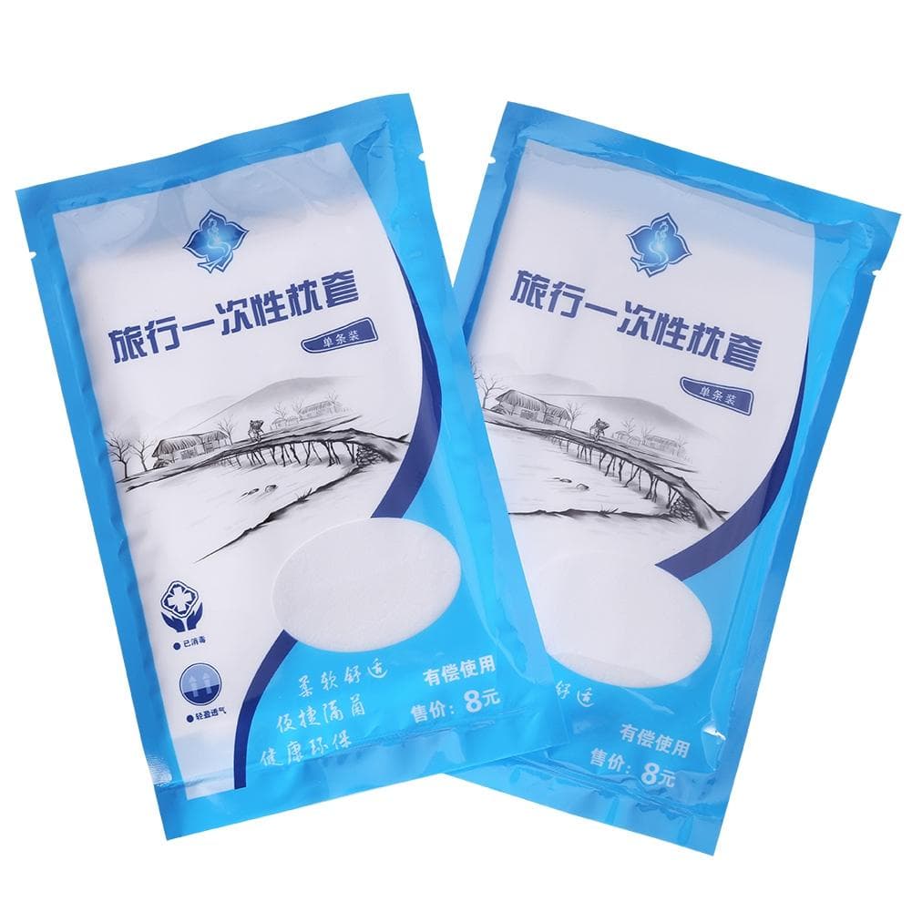 NOn woven Disposable Pillowcase Prevent Bacterial Infection Travel Hotel Pillow Cover White