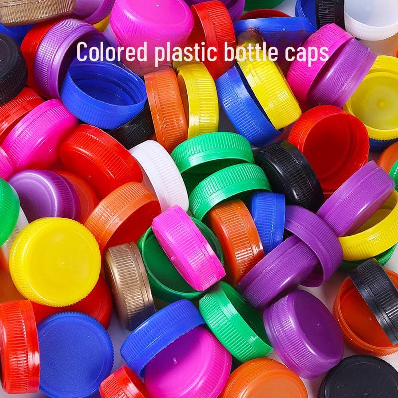 Colorful Plastic Bottle Caps for DIY Projects and Creative Crafts