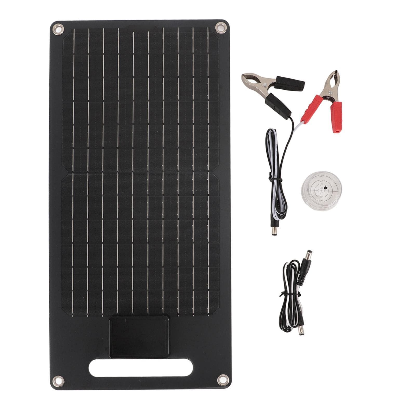 50W Solar Panel 12V High Efficiency Monocrystalline Solar Panel Dual USB Charger for Vehicle