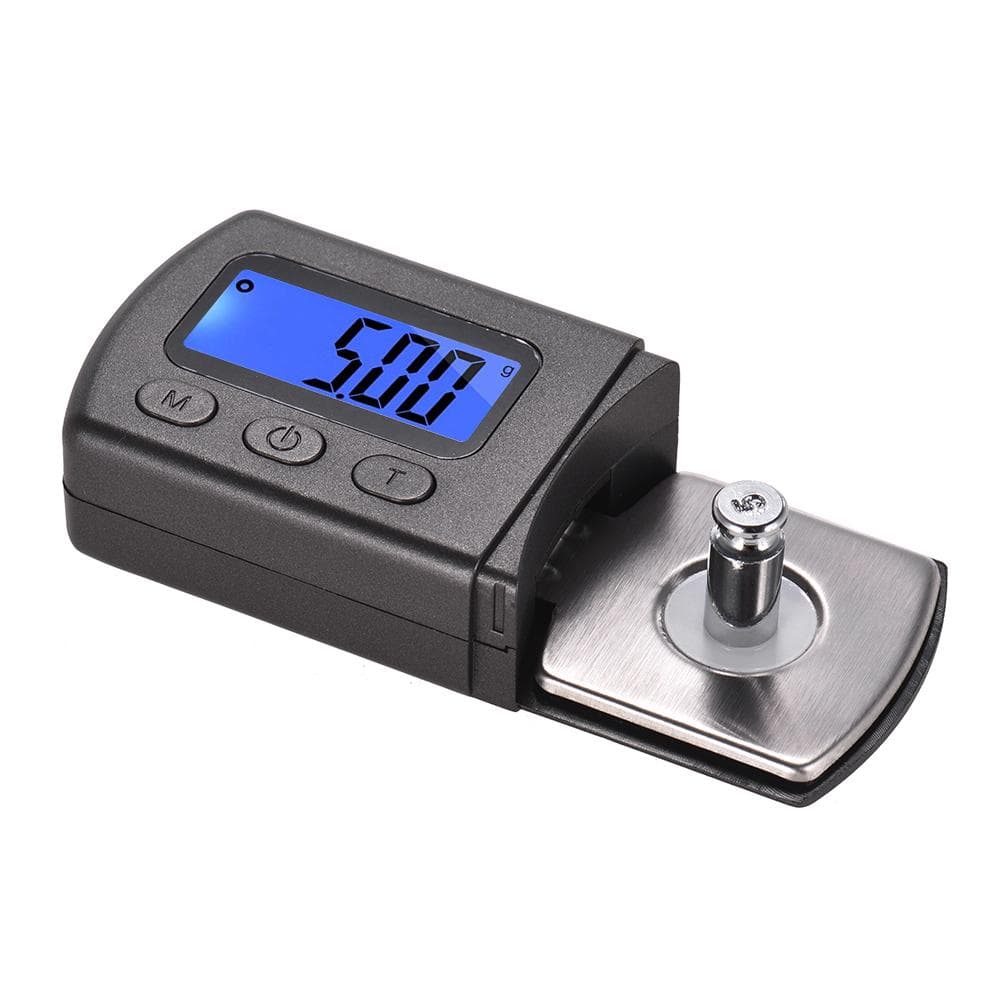 Turntable Phono LP Stylus Force Scale Gauge Mini with 5g Weight Bag