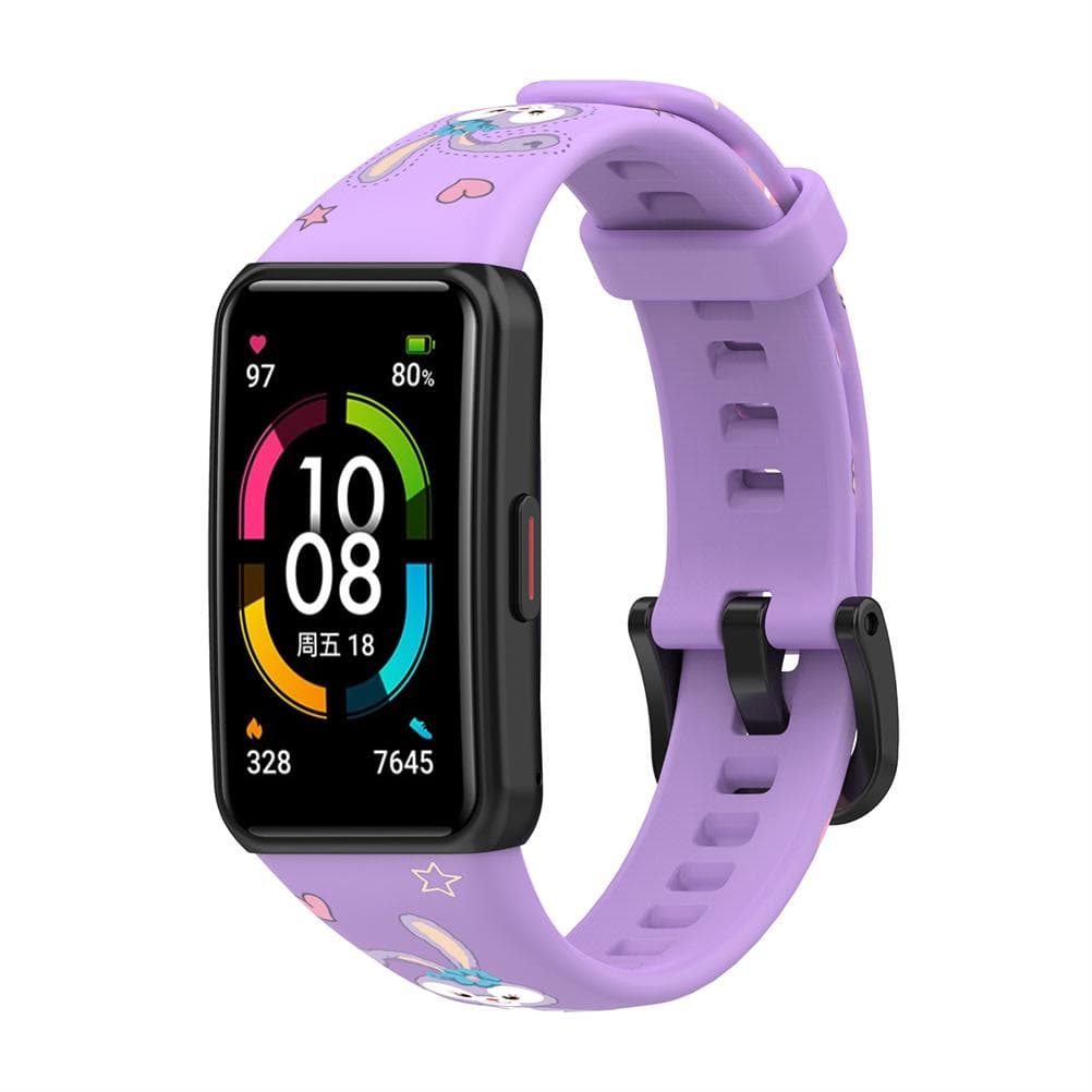 Replacement Strap Compatible for Huawei Band 6 for Honor Band 6 Waterproof Silicone Bracelet Soft