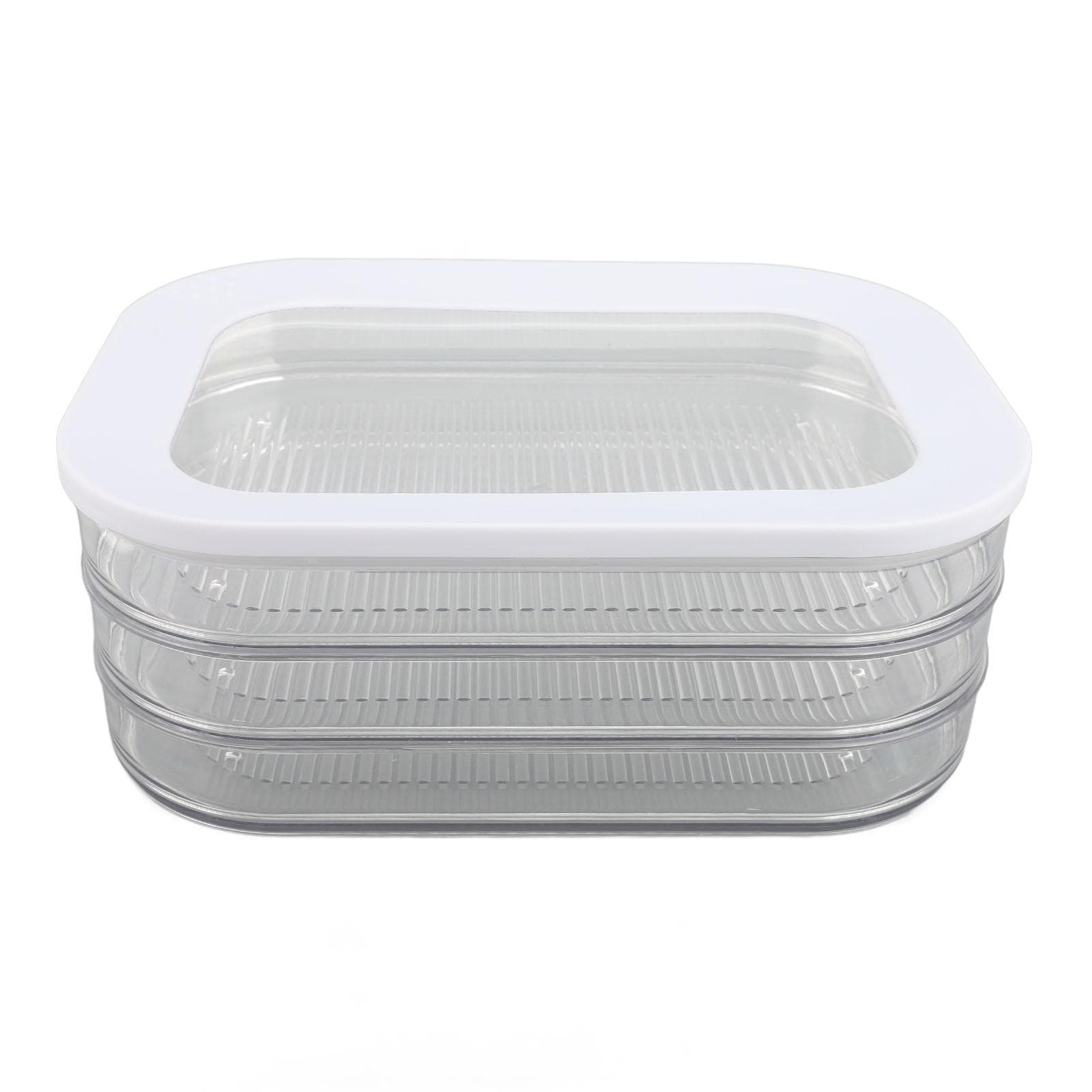 Deli Meat Container Professional Large Capacity Rectangular Thickened Airtight Clear Bacon Lunch