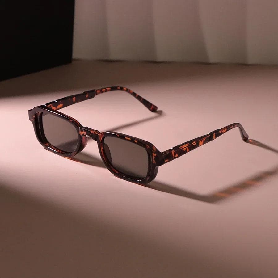 Vintage Square Sunglasses Women Men Retro Rectangle Sun Glasses Mirror Punk Designer Shades Outdoor Fashion Oculos De Sol Other
