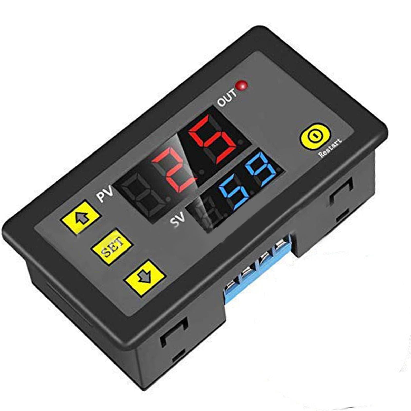 Relay Module Timing Cycle Delay Switch Digital Display Voltage Tester 110?220V for Control