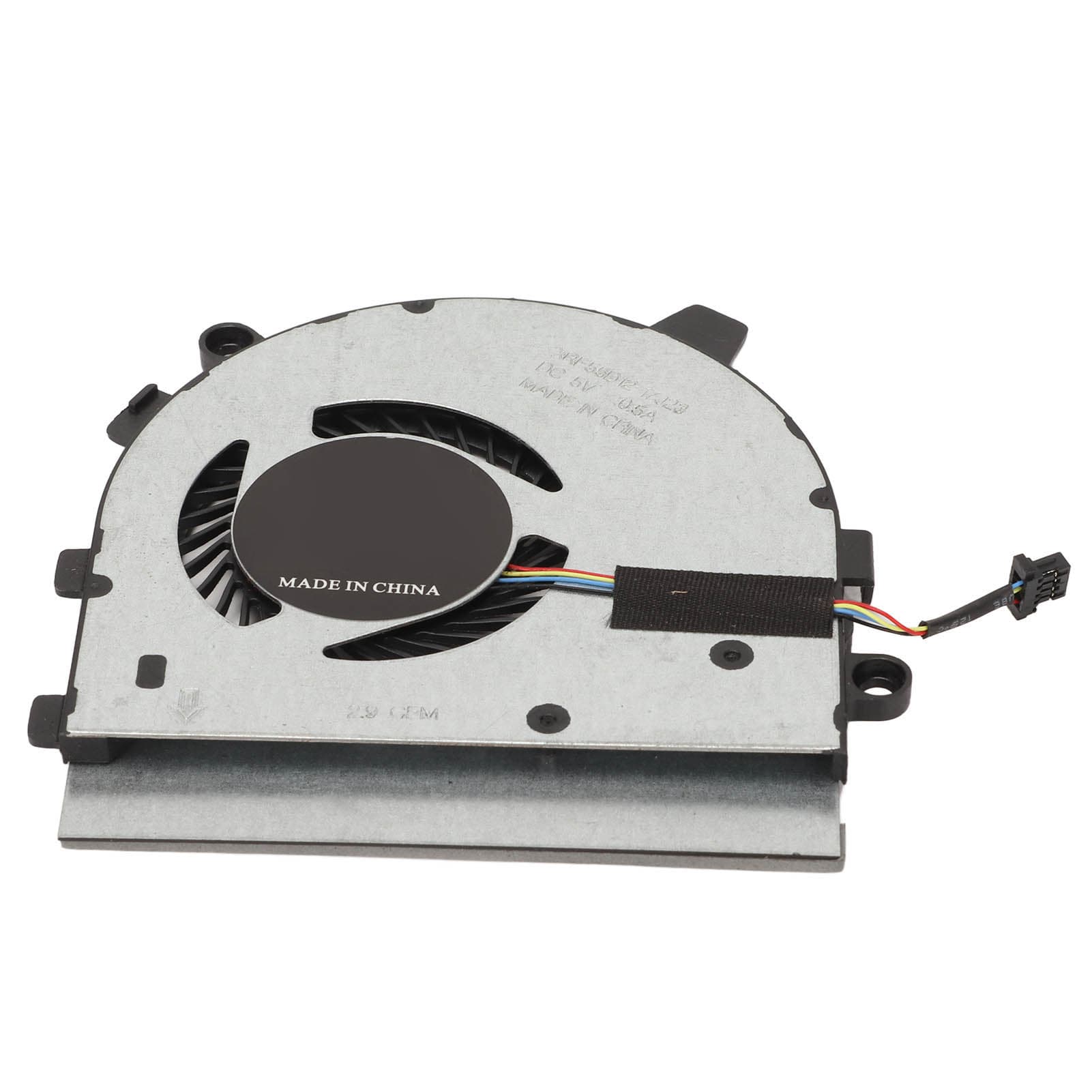 CPU Cooling Fan ABS Aluminum Alloy 4Pin Connector Easy Installation Laptop Cooling Fan for Inspiron