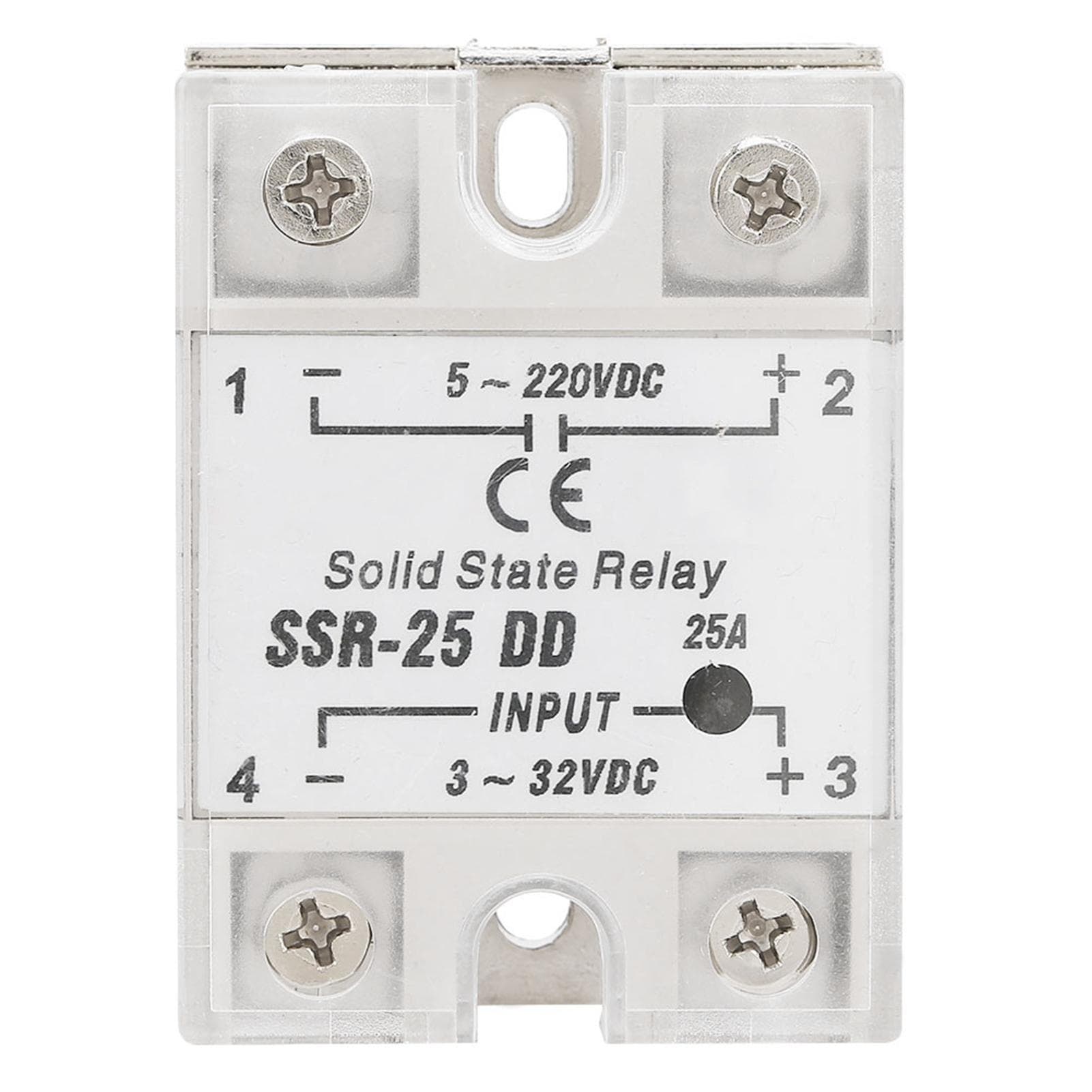 SSR25 DD 25A 5220VDC Solid State Relay For Industrial Automation Process