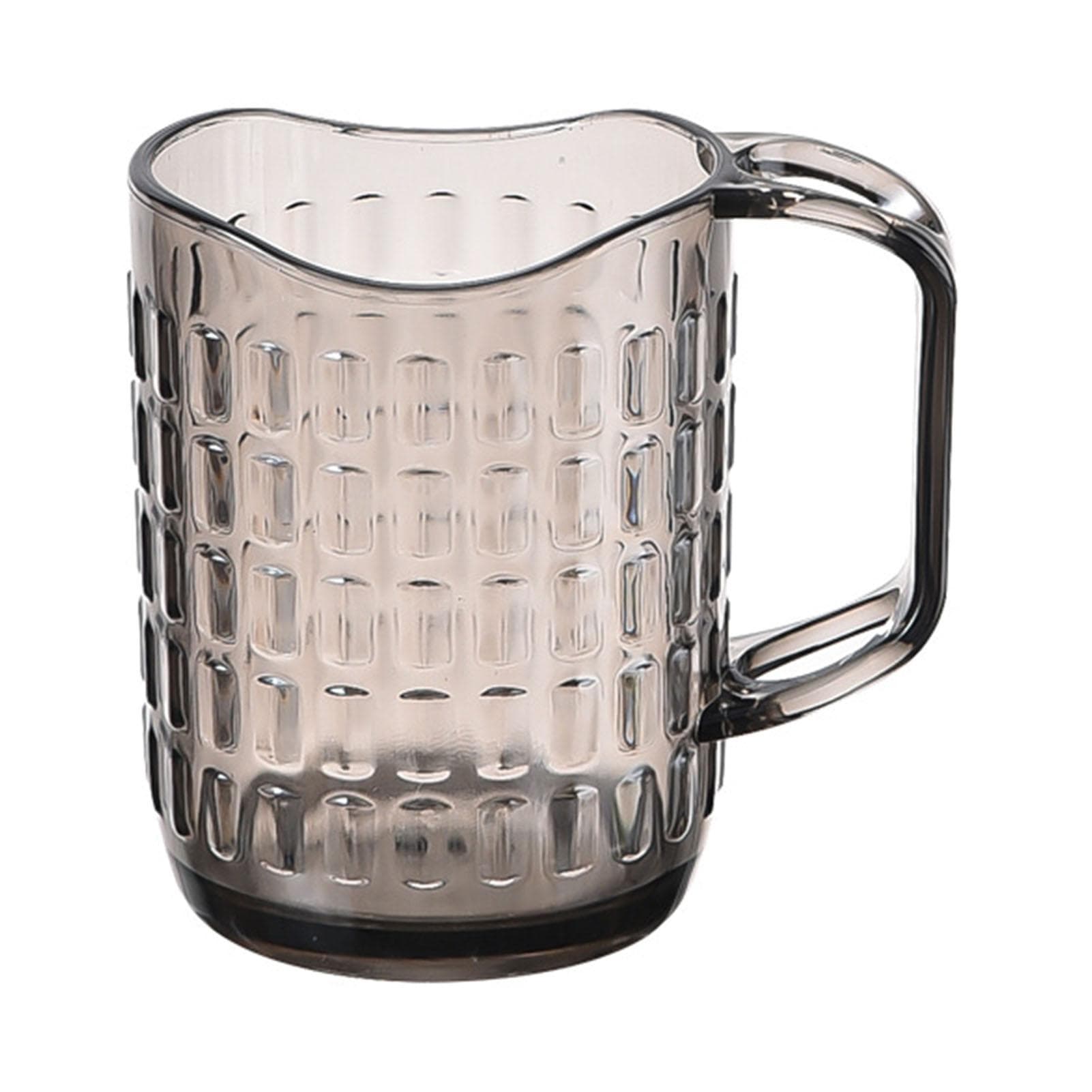 280ML Toothbrush Cup Multifunctional Transparent Clear Tooth Brushing Mouthwash Cup for Bathroom