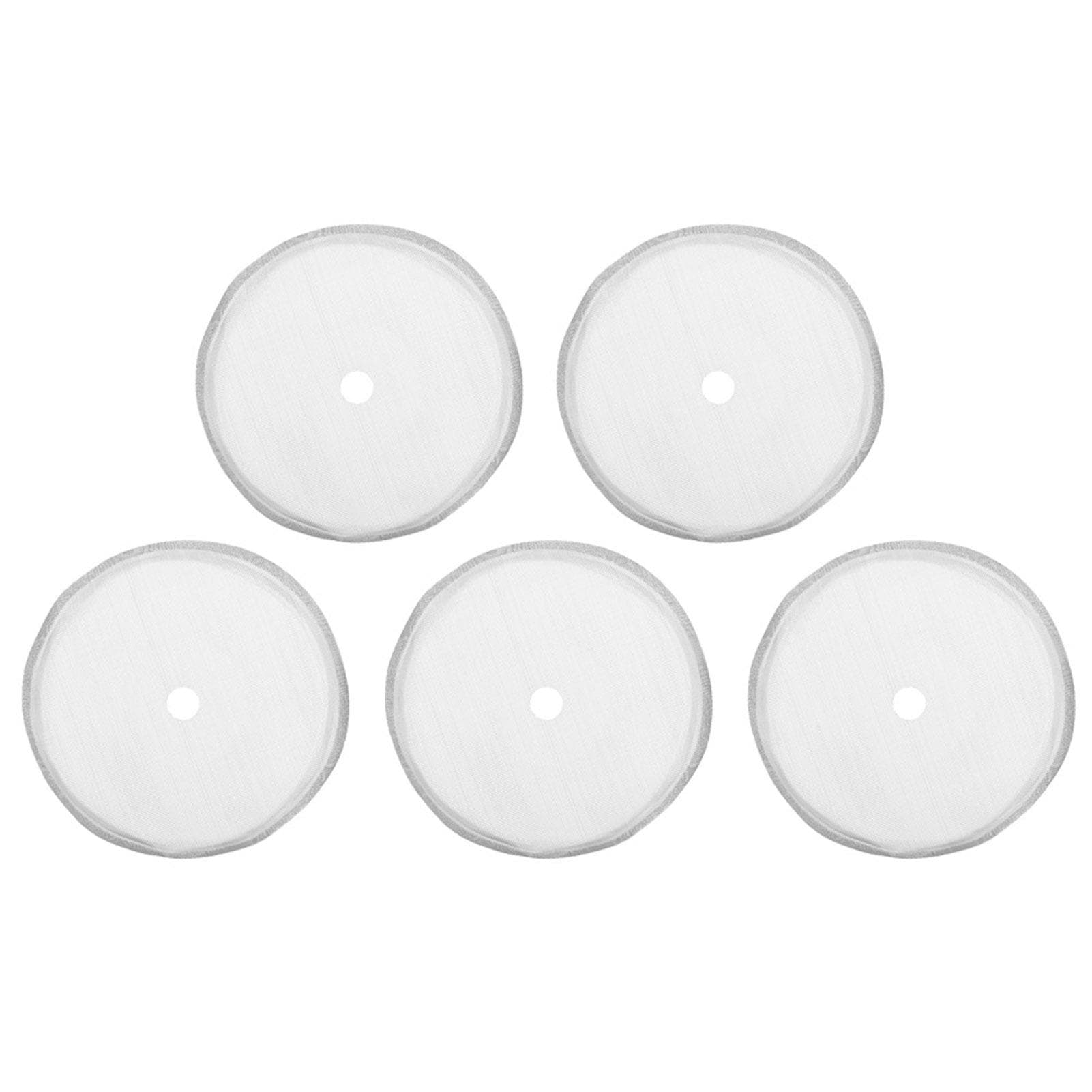 5Pcs 80 Mesh Stainless Steel Filter Screen Replacement for 350ml French Press Coffee Maker