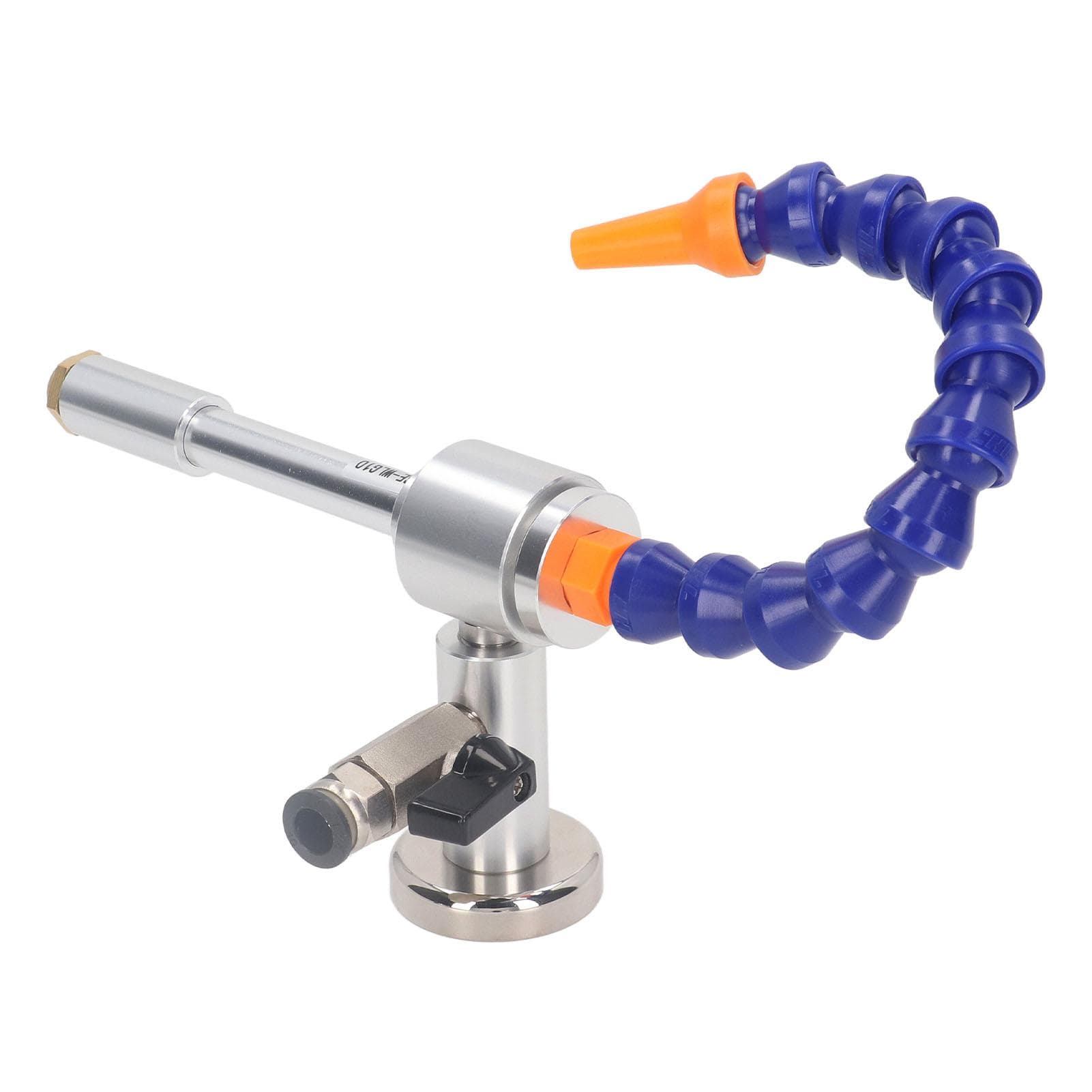 5Pcs Set Cold Air Gun Aluminum Alloy 7 Bar Vortex Dry Cooling Gun with Flexible Tube for Plastic