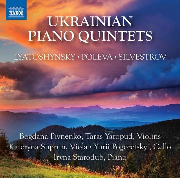 CD VARIOUS, LYATOSHYNSKY, TOPPING; NEW - Ukrainian Piano Quintets  8579098 Naxos 2021 Japan Classical Used