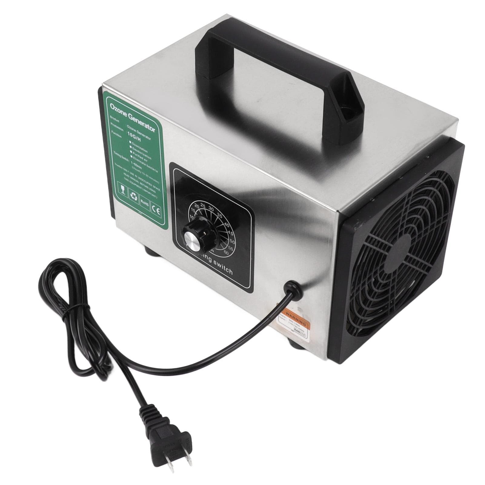 Ozone Generator Small Size 10G/H Purifier Deodorizer Ozonator for Home Car 50W to 150W