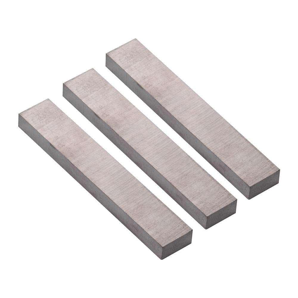 Alnico 5 Rough Bar Magnet 60*10*5.1mm for Electric Guitar Single Coil Pickup Pack of 3PCS Guitar Pack of 3 silver