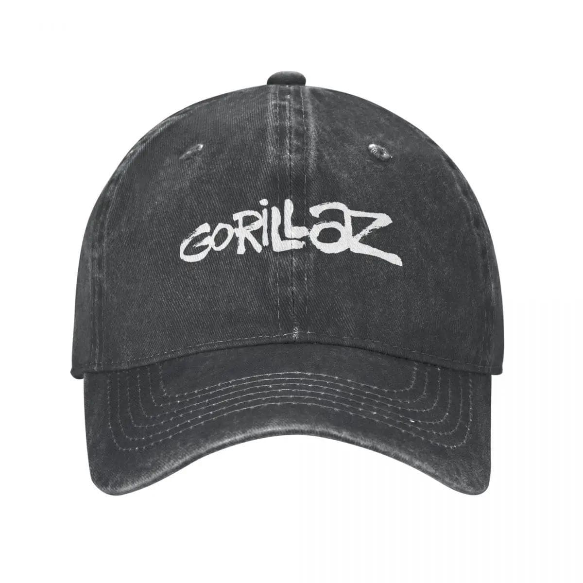 Gorillaz Unisex Baseball Cap Distressed Cotton Hats Cap Vintage Outdoor All Seasons Travel Unstructured Soft Snapback Cap One Size
