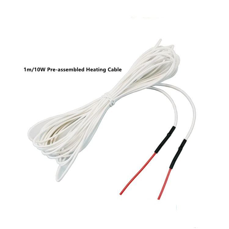 12V Pre-assembled Heating Cable Low Voltage Silicon Rubber Heating Wire For DIY Steering Wheel Heating,Self Made Warmer Incubator,Seat Heater 1m