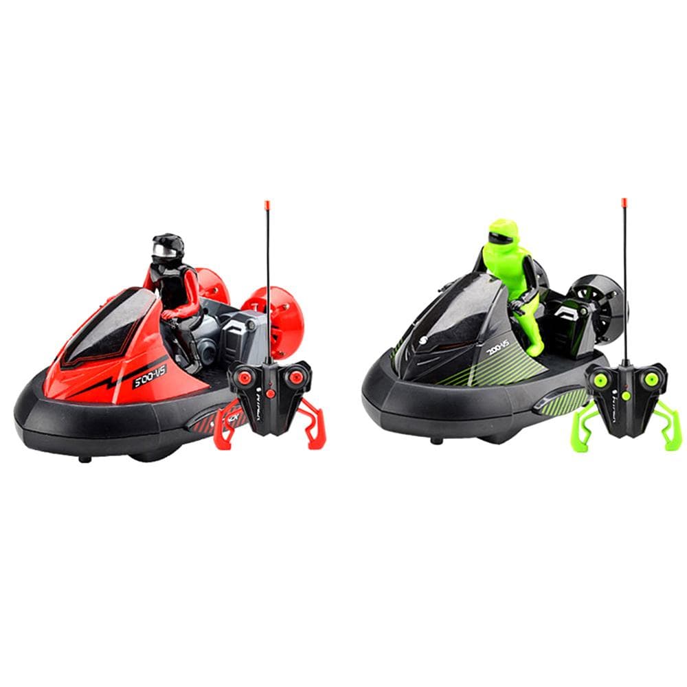 Toddler Remote Control Car 2 Pack Cartoon Remote Control Cars Battle Peng Car Gift Toys for Kids red/green