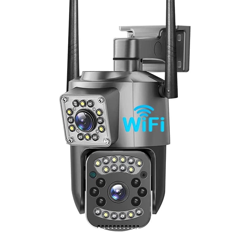 CCTV Camera V380 Pro 4K 8MP Wi-Fi 4G SIM Card Outdoor IP Security Camera Bidirectional Call Color Night Vision AI WiFi Camera 4MP WIFI Camera