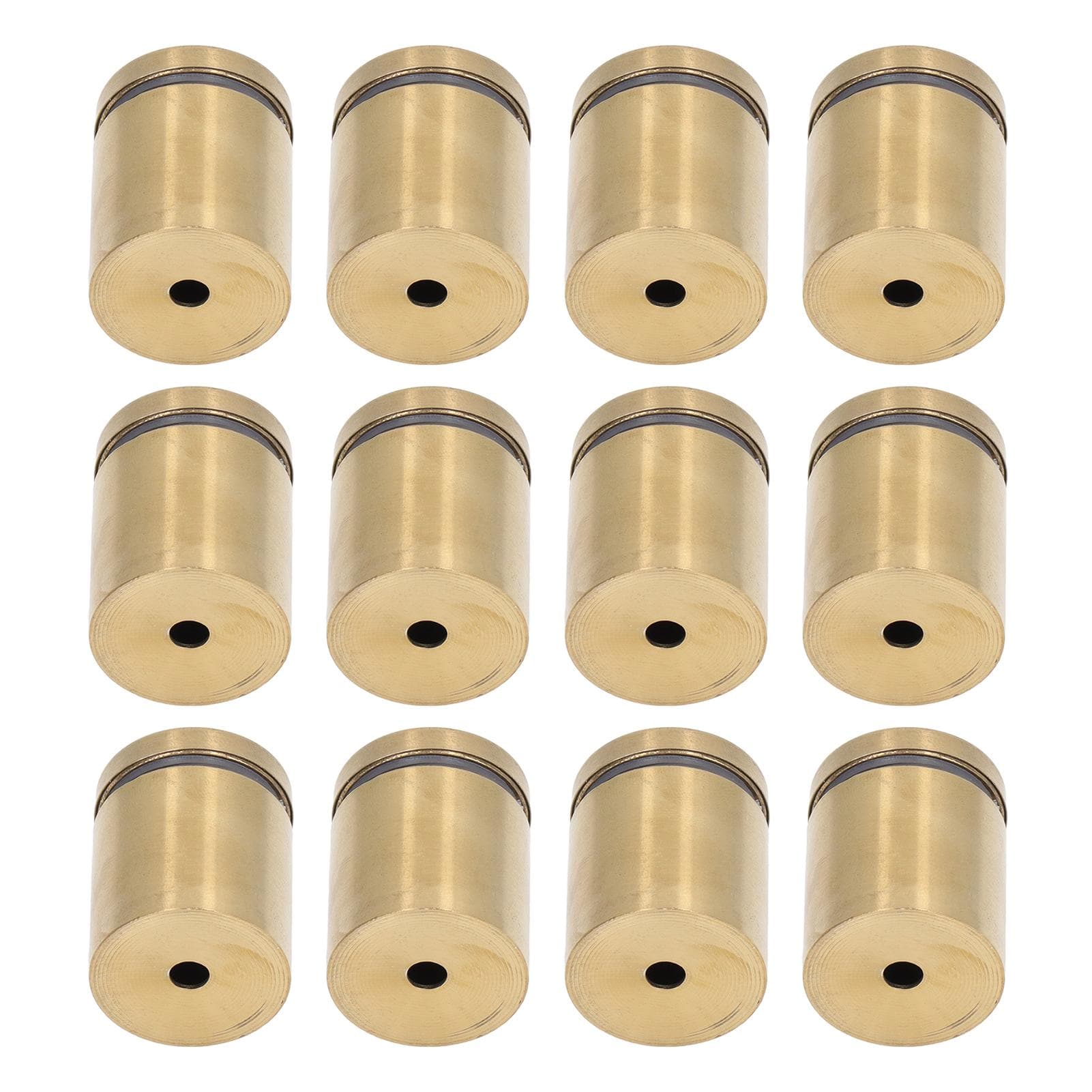12Pcs Standoff Screws Stainless Steel Wall Mount Advertising Holder Nail Fixing Pin 25x30mm