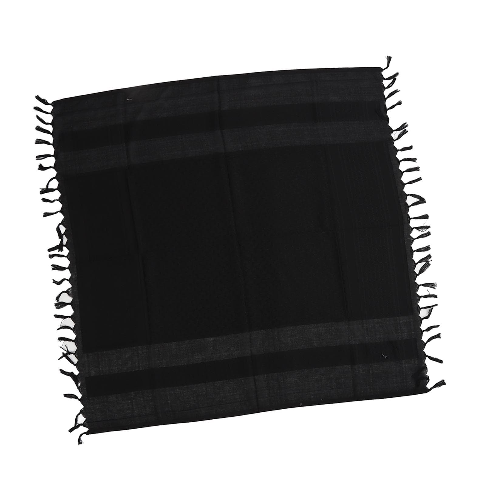 Arabic Scarf Cotton Shemagh Keffiyeh Arab Scarf for Outdoor Activities Hiking Camping Cycling Deep