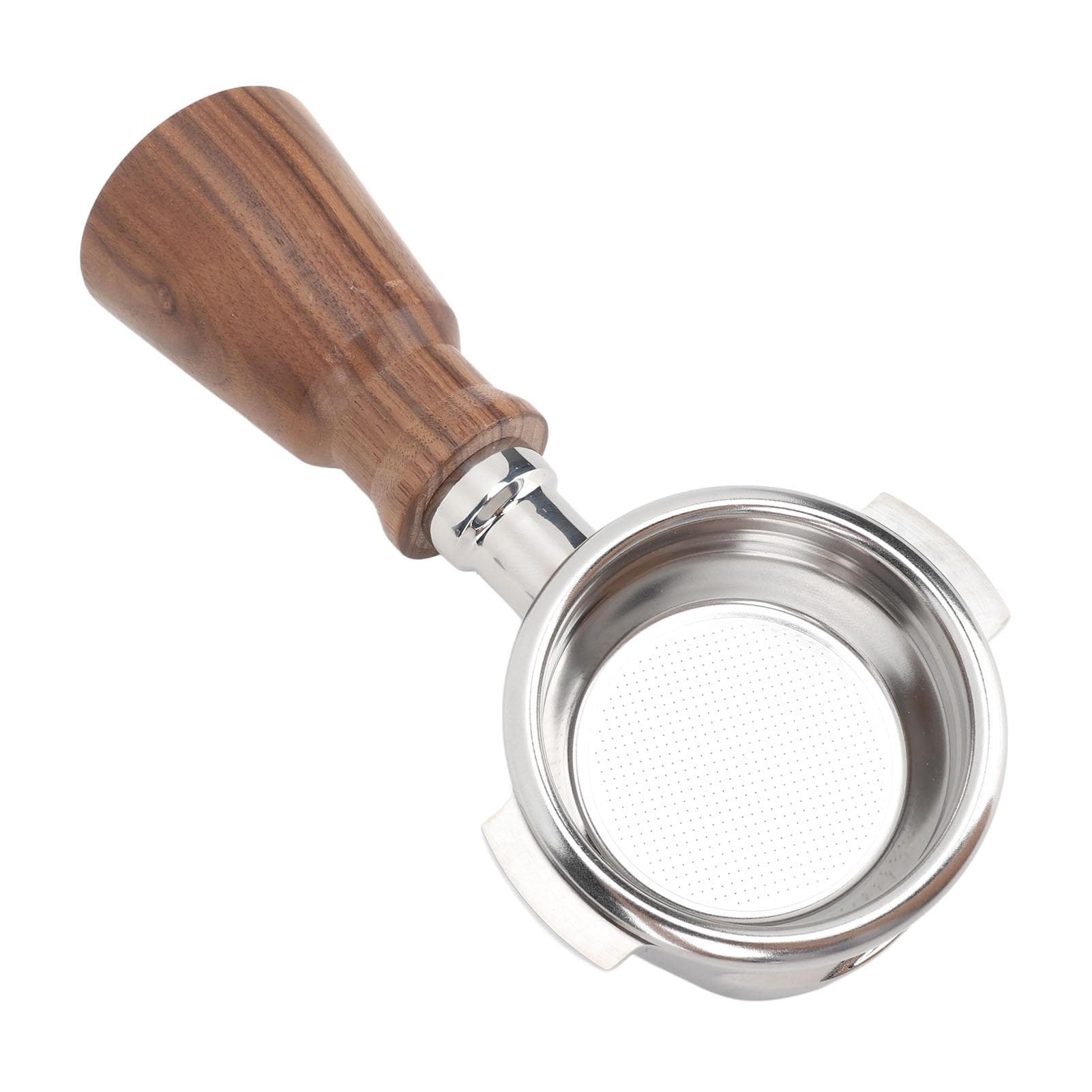 58mm Bottomless Portafilter Ultra Fine Mesh Removable Filter Hollow Design Stainless Steel L