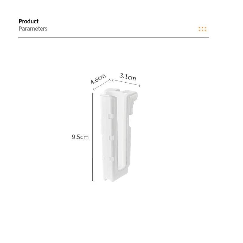 1Pcs Cup Hanging Rack Home Wall-mounted Upside-down Draining Cup Multifunctional Storage Rack white