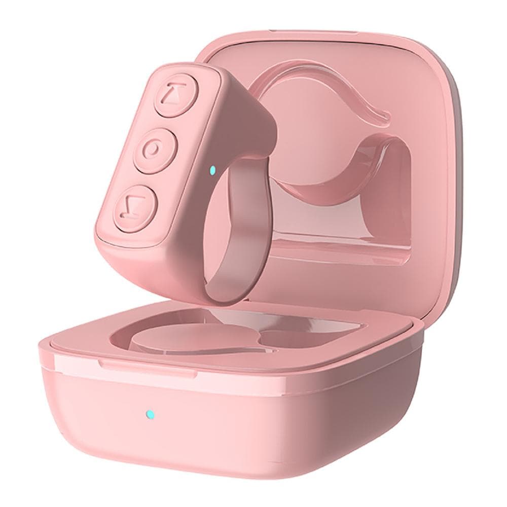 TikTok Scrolling Ring Kindle Page Turner Remote Photo Clicker iPhone Remote Camera Control Pause pink