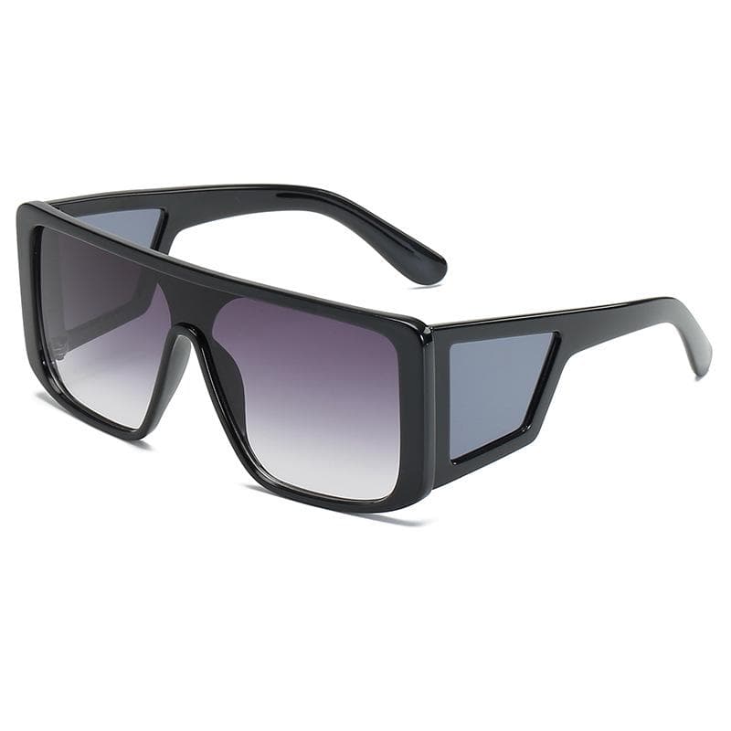 New Oversized Rectangle Sunglasses Vintage Men Driving Square Glasses Fashion Women Brand Large Frame Eyewear UV400 As shown in the figu