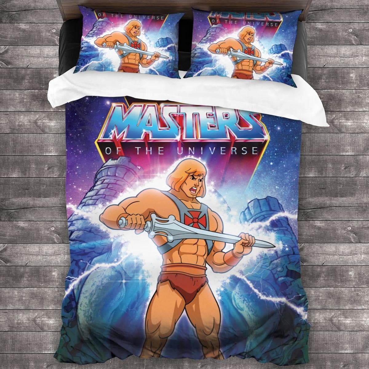 He Man And The Masters Of The Universe All Season Twin Bedding Set 3 Piece Comforter Set Bed colcha casal bed sheet 150x200cm 3pcs