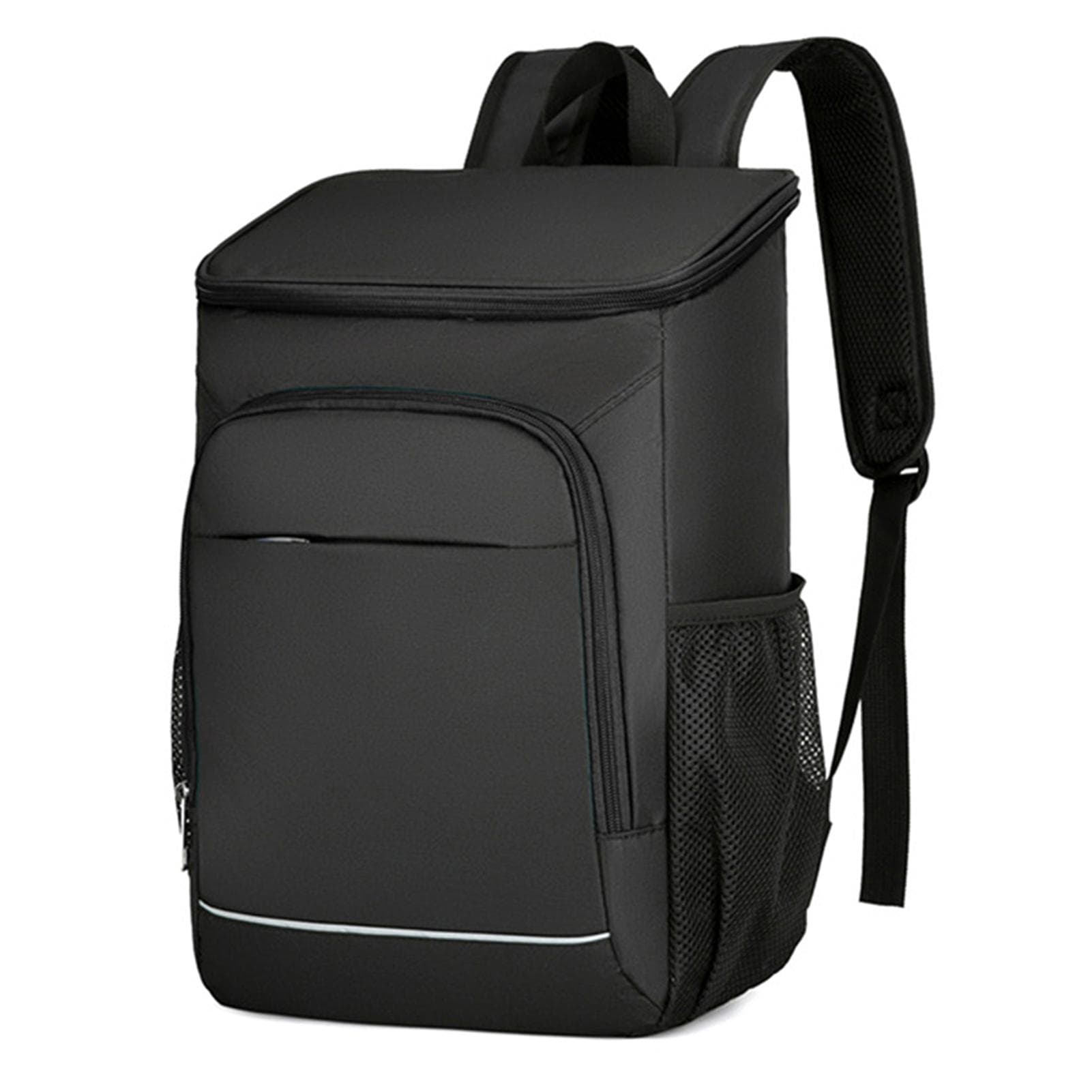 Cooler Backpack Leakproof Insulated Lunch Bag for Outdoor Camping Hiking Picnics Beach black