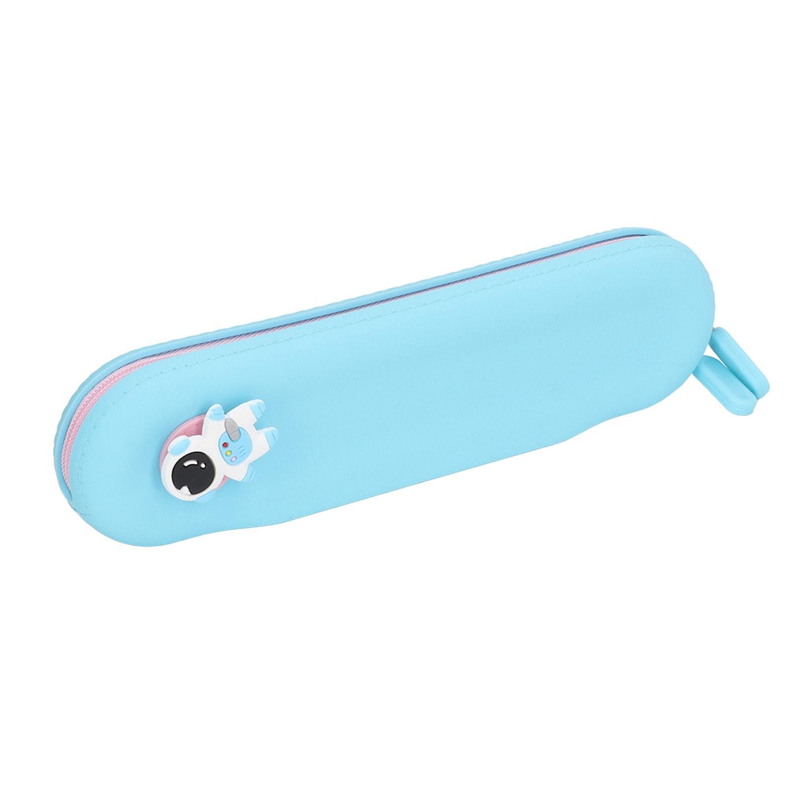 Silicone Pencil Case Small Capacity Cute Cartoon Style Silicone Student Pencil Bag with Cute