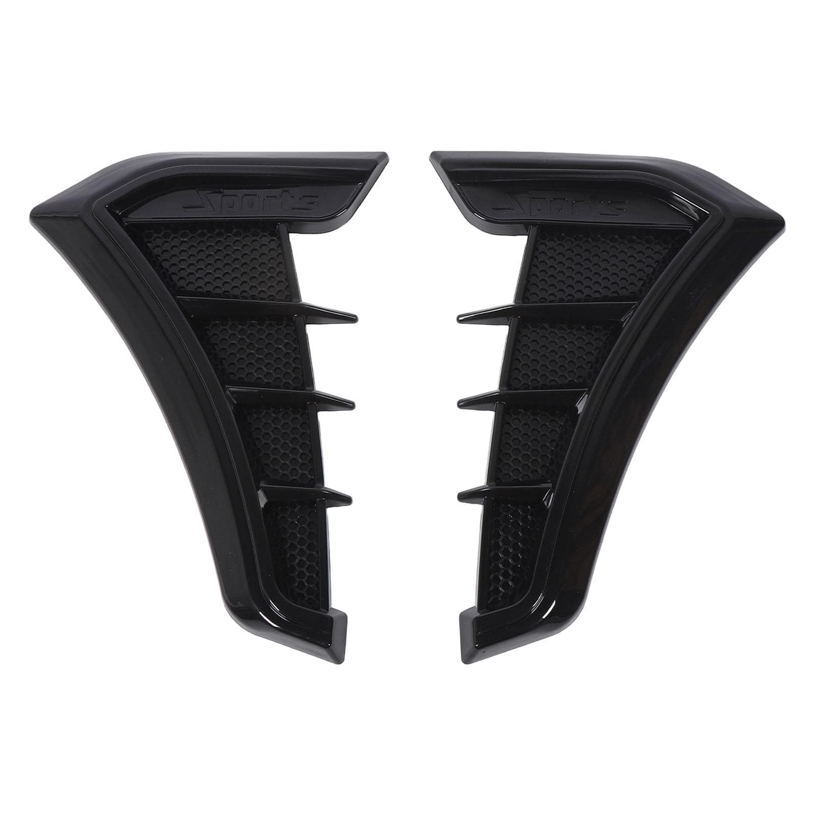 1 Pair Side Vent Trim Sporty Look Enhanced Performance Side Mudguard Air Wing Vent Trim Sticker for