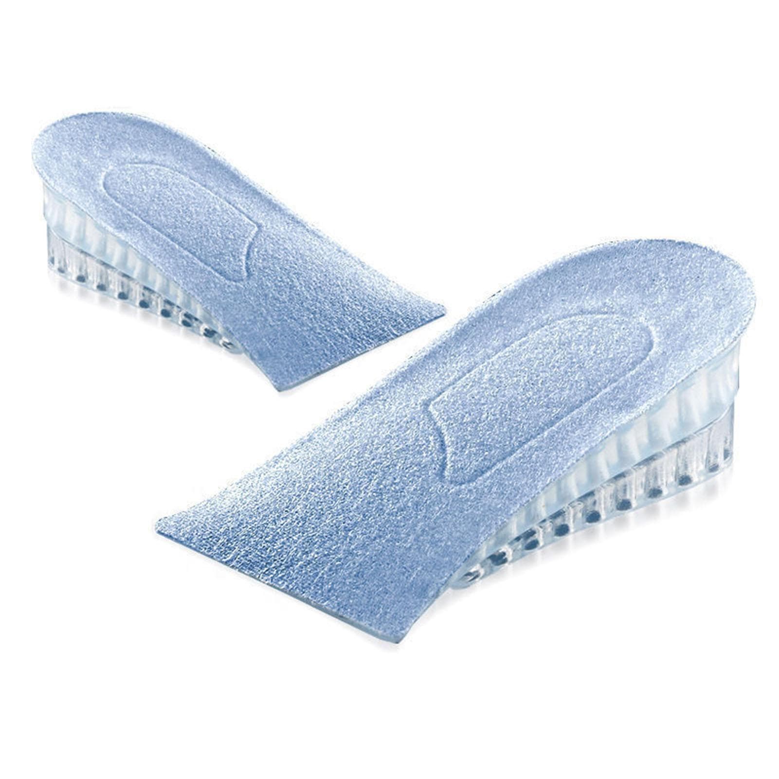 Height Increase Insoles Multilayer Transparent Silicone Shock Absorbing Shoe Lifts Elevator 5cm 2 3.5cm