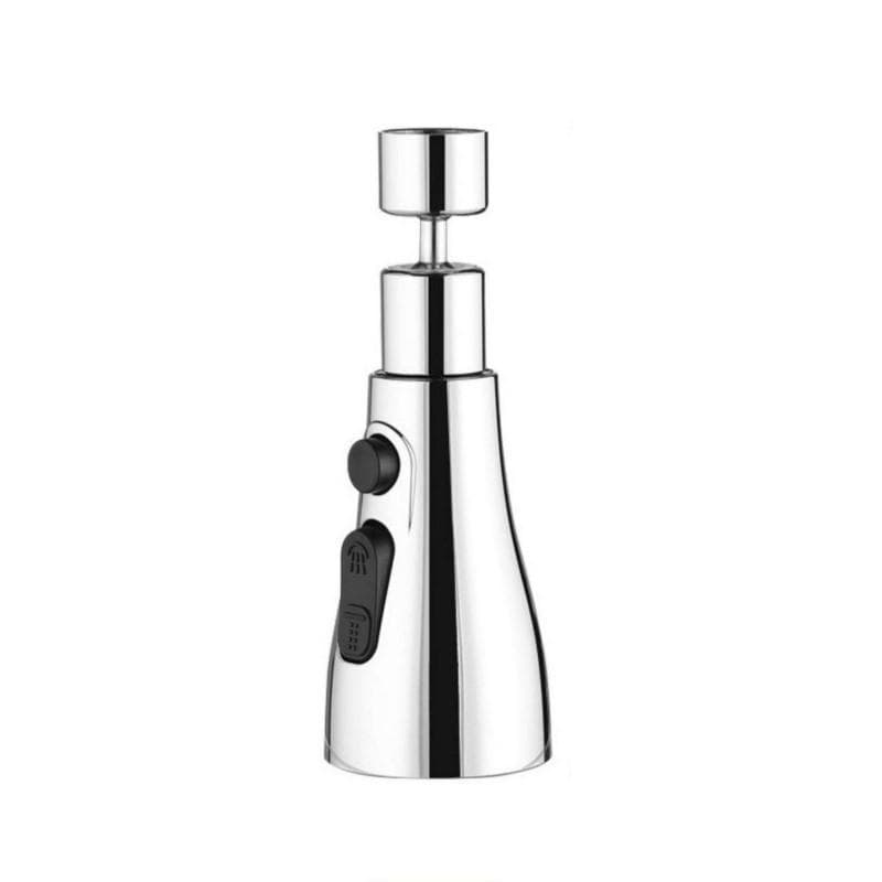 1Pcs Kitchen Faucet Universal Extension Device Saving 360° Swivel Ball Nozzle Tap Adapter Sink Replacement Parts Kitchen Accessories silver
