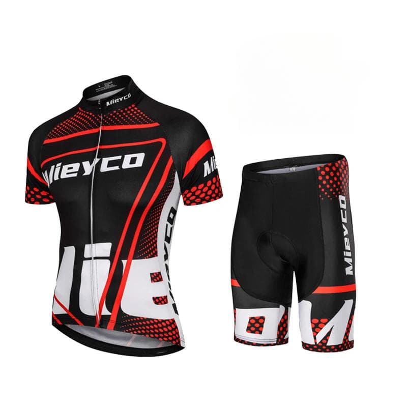 2025 Men's Breathable Cycling Jersey Set, Tracksuit, MTB Racing Sport, Bicycle Outfit, Short Bike Clothing, Summer L