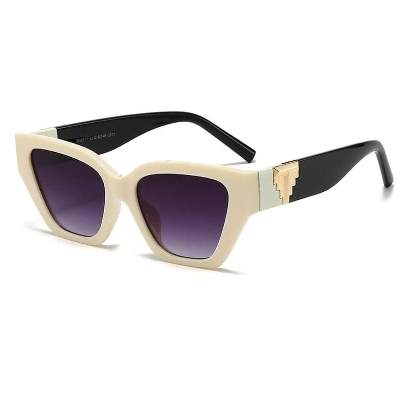 Luxury Women Sunglasses Stylish Cat Eye Fashion Designer Gradient UV400 Eyewear Trendy Ladies Glasses