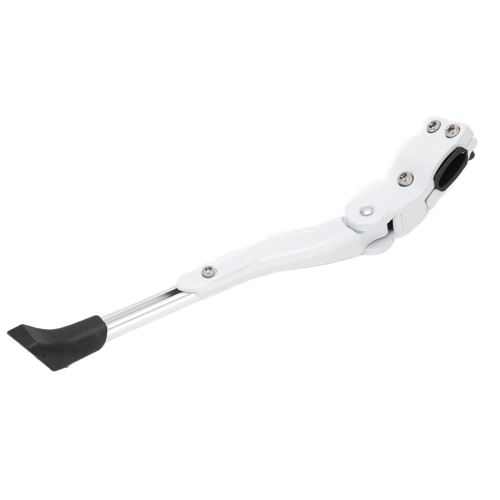 Bicycle Kickstand Adjustable Aluminum Alloy Bike Kick Stand for Mountain Bike Road BicycleWhite