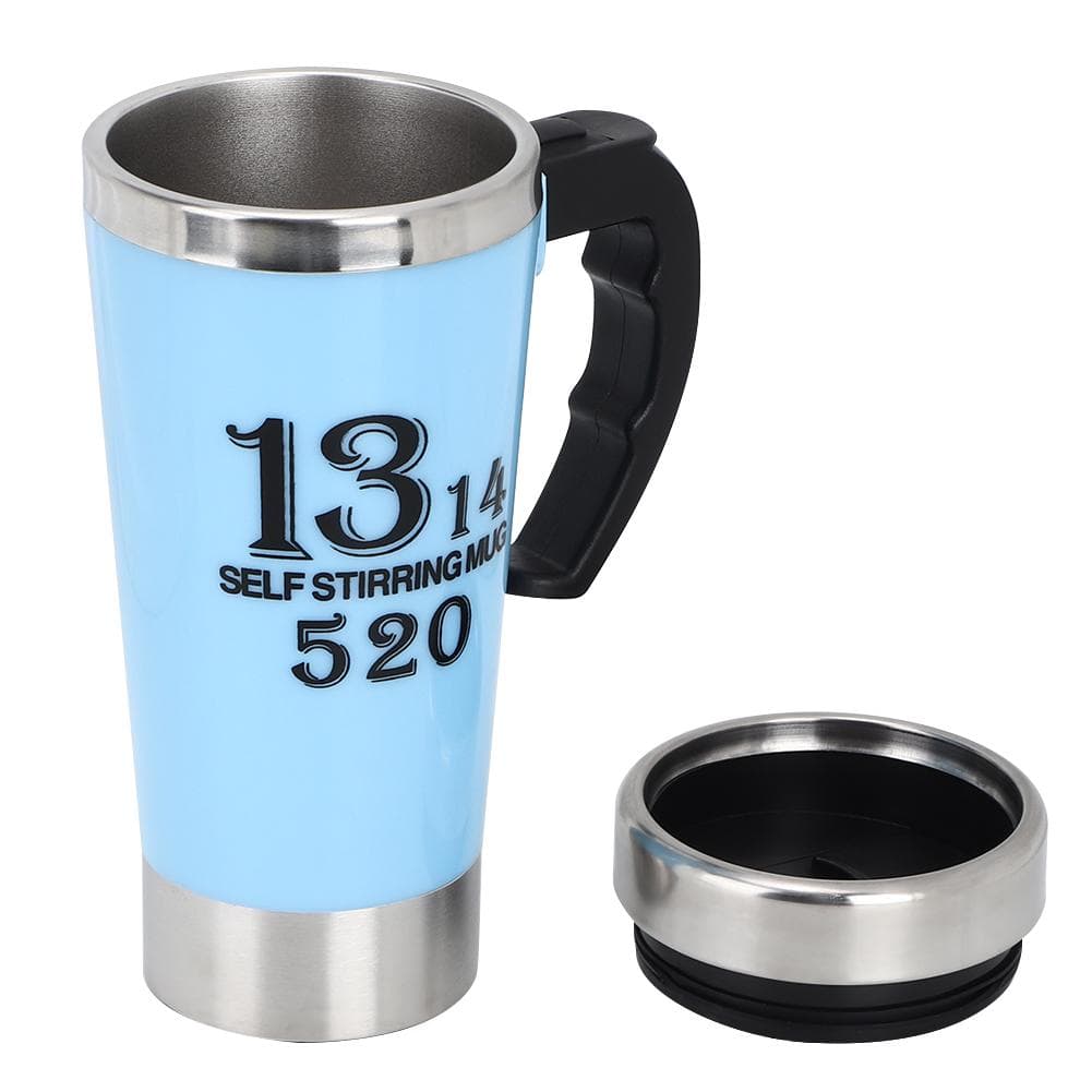 500ml Automatic Electric Coffee Milk Mixing Cup Mug Self stirring Smart Milk Cup(Blue) blue