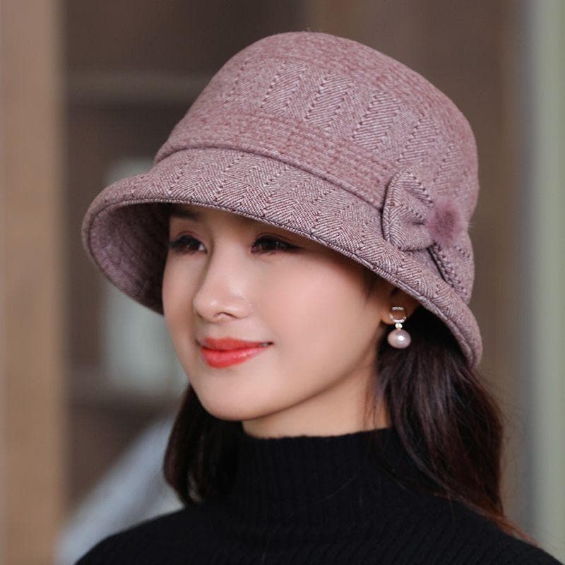 Fisherman's Hat Autumn and Winter Basin Hat Versatile Gift Warm Hat (55-59cm)