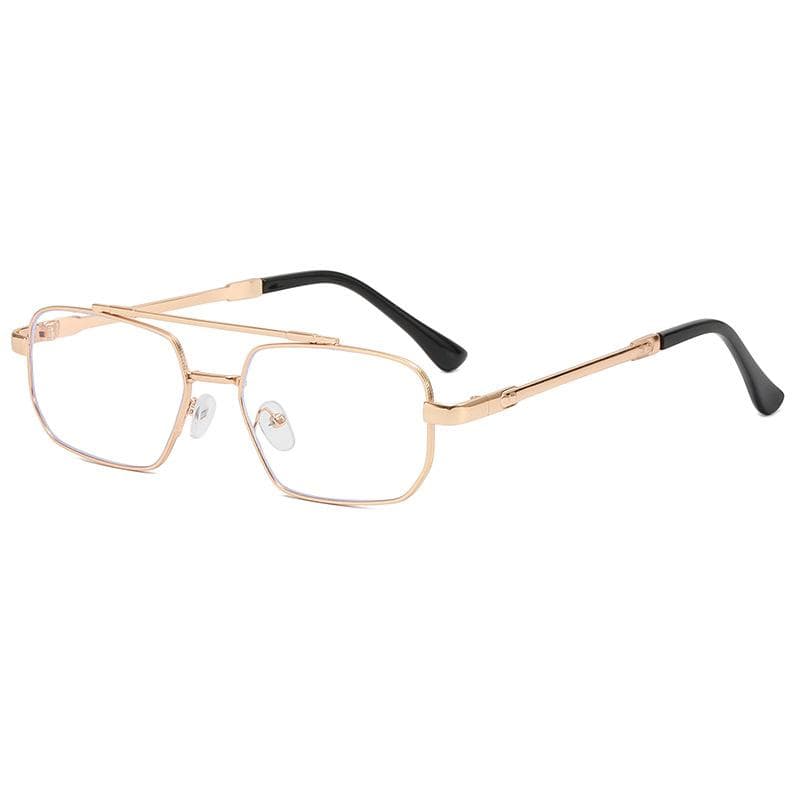 European American Style Sunglasses Women Square Shape Double Bridge Sun Glass UV Protection for Men Women Driving Hiking